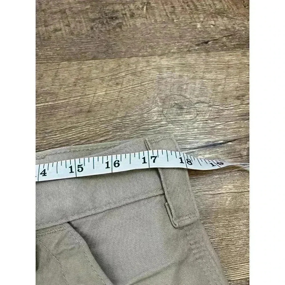 Carhartt Men's 36 Cargo Shorts Canvas Utility 10" Inseam Tan Loose Fit Workwear - Picture 5 of 10